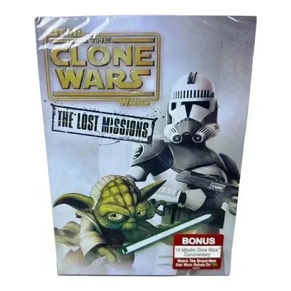 Star Wars: The Clone Wars: The Lost Missions (DVD, 2014) New Factory Sealed - Picture 1 of 4